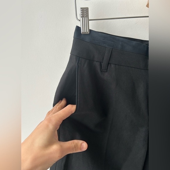 Comptoir des cotonniers linen wide leg ankle pant - Picture 6 of 12